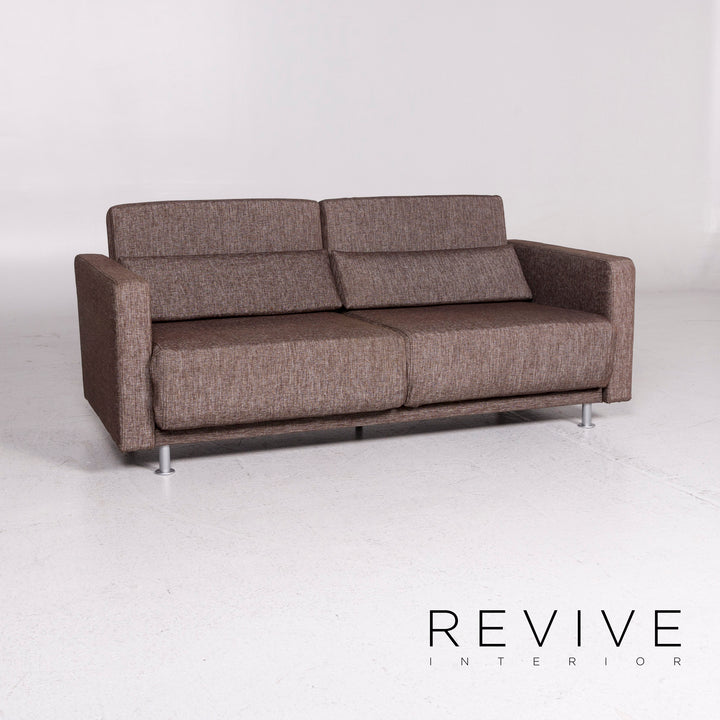 BoConcept Melo Stoff Schlafsofa Braun Sofa Schlaffunktion Funktion Couch #12054