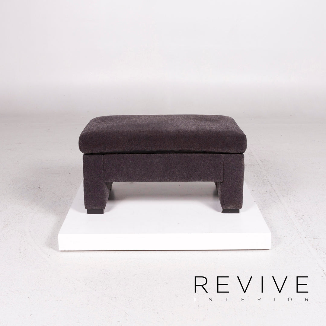 Brühl & Sippold Tomo Samt Stoff Hocker Schemel #11789