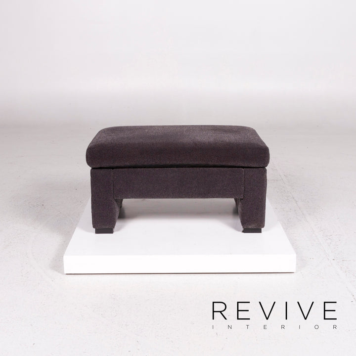 Brühl & Sippold Tomo Samt Stoff Hocker Schemel #11789