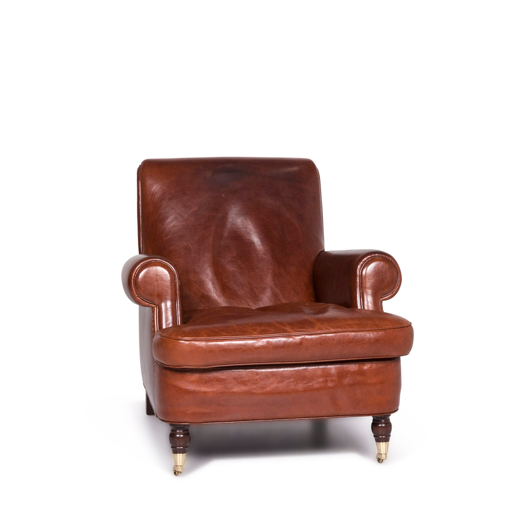 Baxter Charlotte Fauteuil en cuir Marron #9243