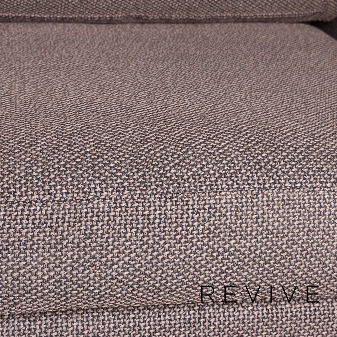 Fauteuil en tissu Cor Conseta marron marron clair #12026