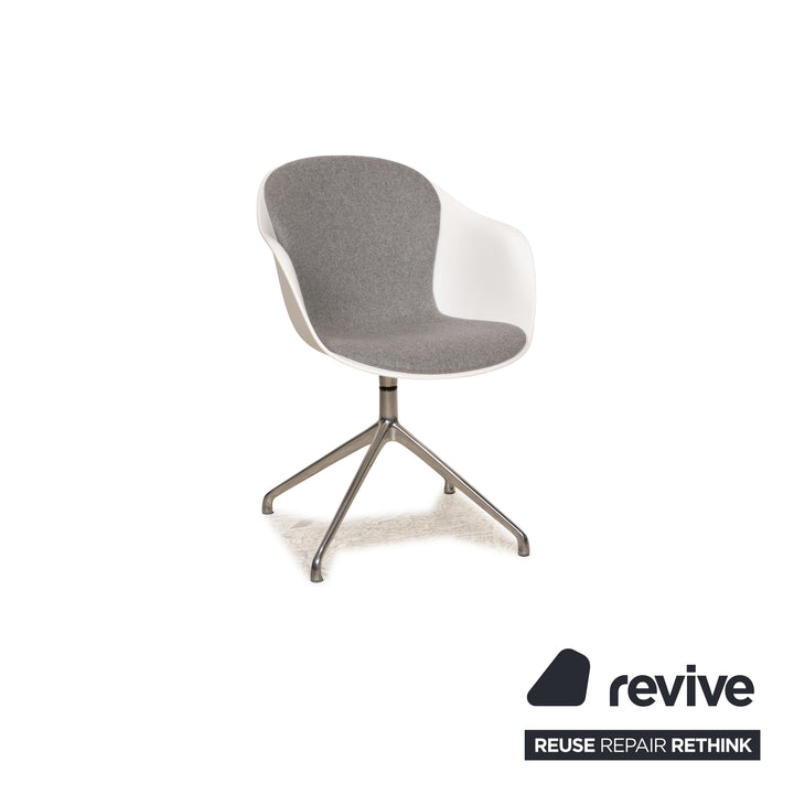 4er Garnitur BoConcept Adelaide Stoff Stuhl Grau
