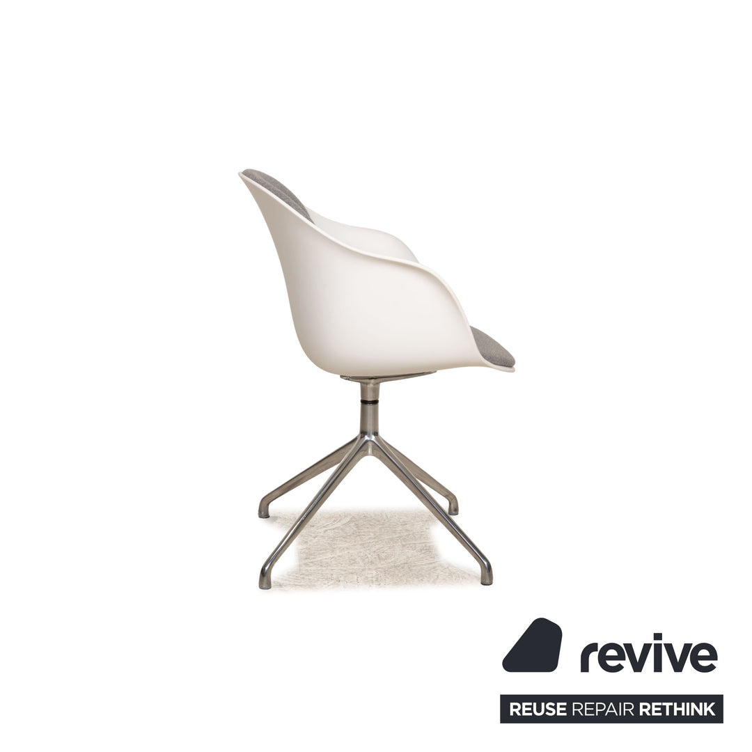 4er Garnitur BoConcept Adelaide Stoff Stuhl Grau