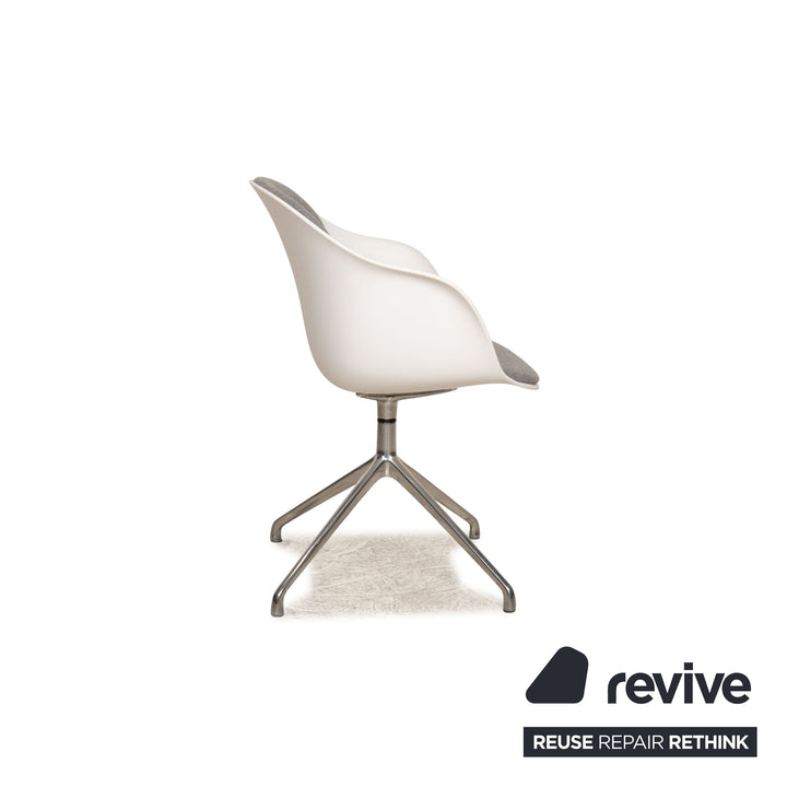 4er Garnitur BoConcept Adelaide Stoff Stuhl Grau