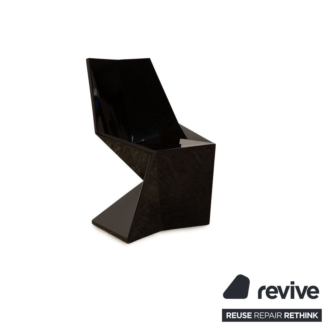 4er Garnitur VONDOM Vertex Kunststoff Stuhl Schwarz