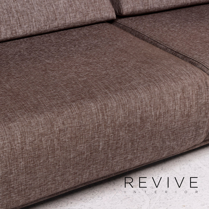 BoConcept Melo Stoff Schlafsofa Braun Sofa Schlaffunktion Funktion Couch #12054