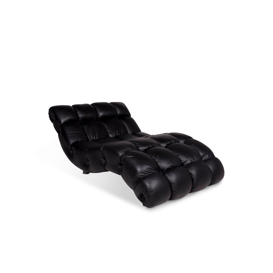 Bretz Laola Designer Leather Lounger Black Relax #9668