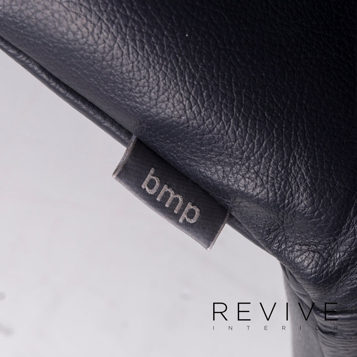 BMP Rolf Benz BMP 650 canapé en cuir bleu deux places #11210