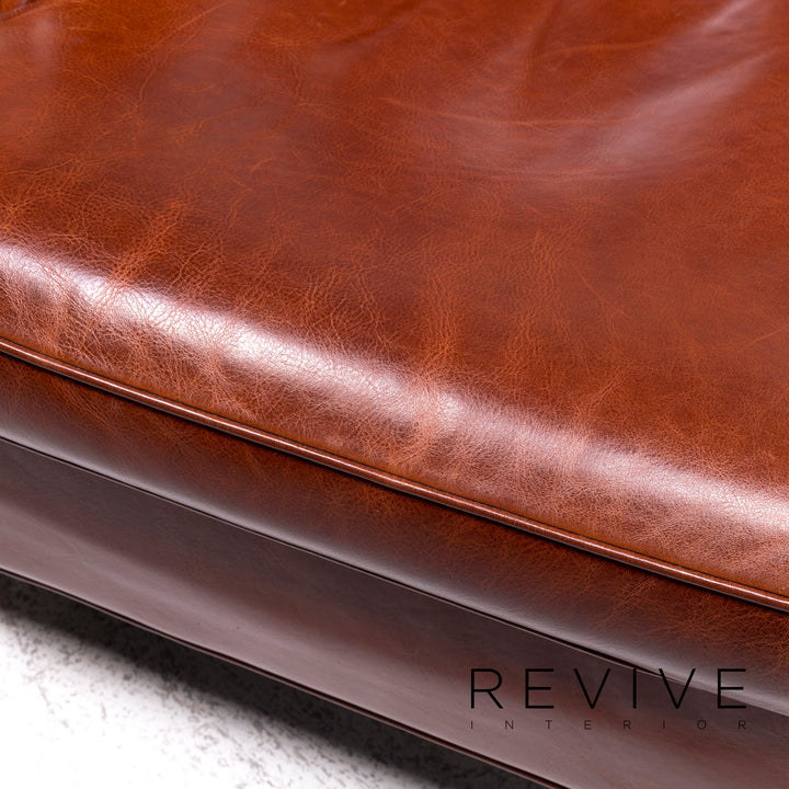 Baxter Charlotte Fauteuil en cuir Marron #9242