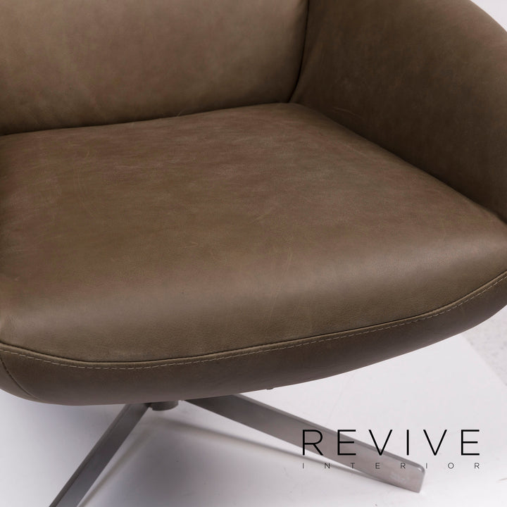 BoConcept Athena Relax Leder Sessel Grün #11864