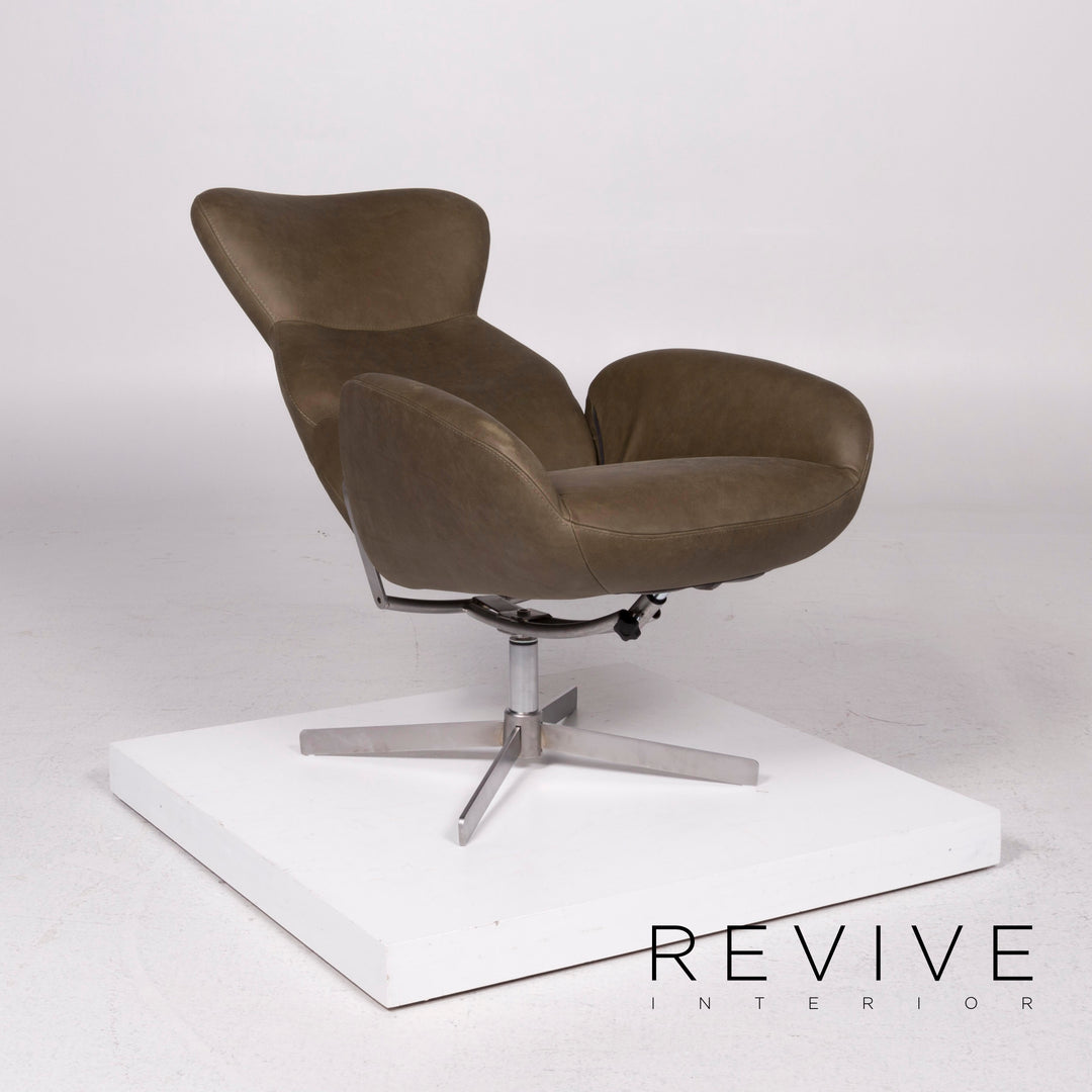 BoConcept Athena Relax Leder Sessel Grün #11864
