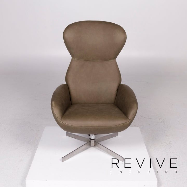 BoConcept Athena Relax Leder Sessel Grün #11864