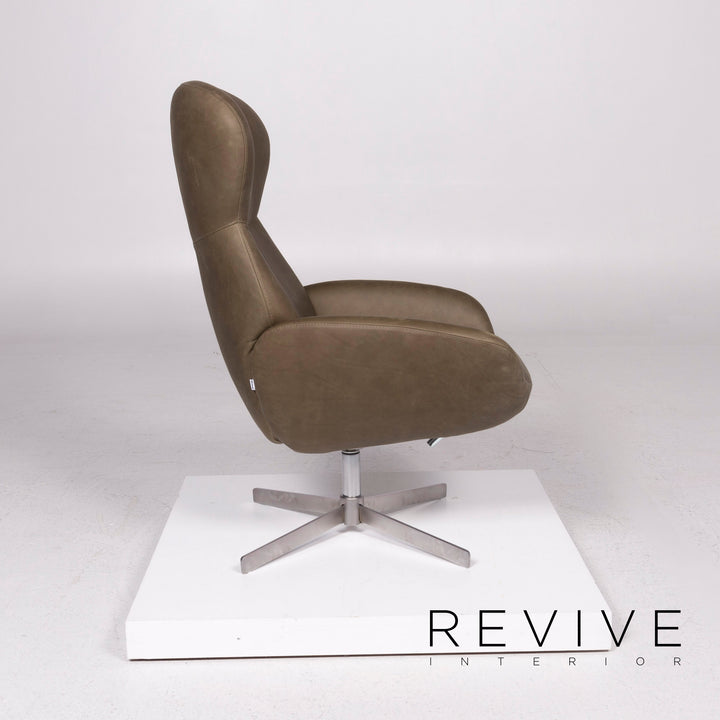 BoConcept Athena Relax Leder Sessel Grün #11864