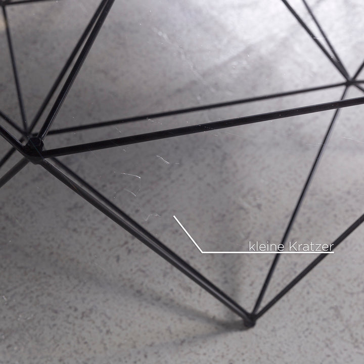 BoConcept Designer Glas Tisch Schwarz Couchtisch #8369