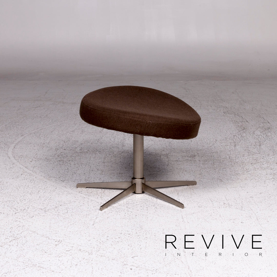 BoConcept Stoff Hocker Braun Drehfunktion #9795