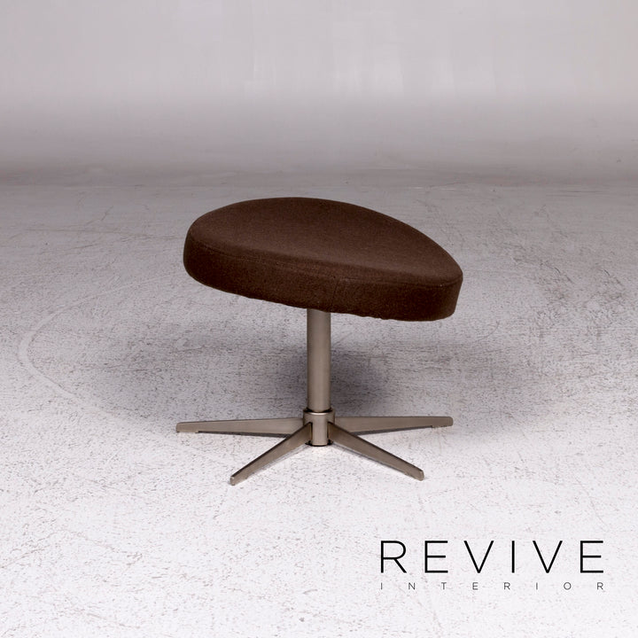 BoConcept Stoff Hocker Braun Drehfunktion #9795