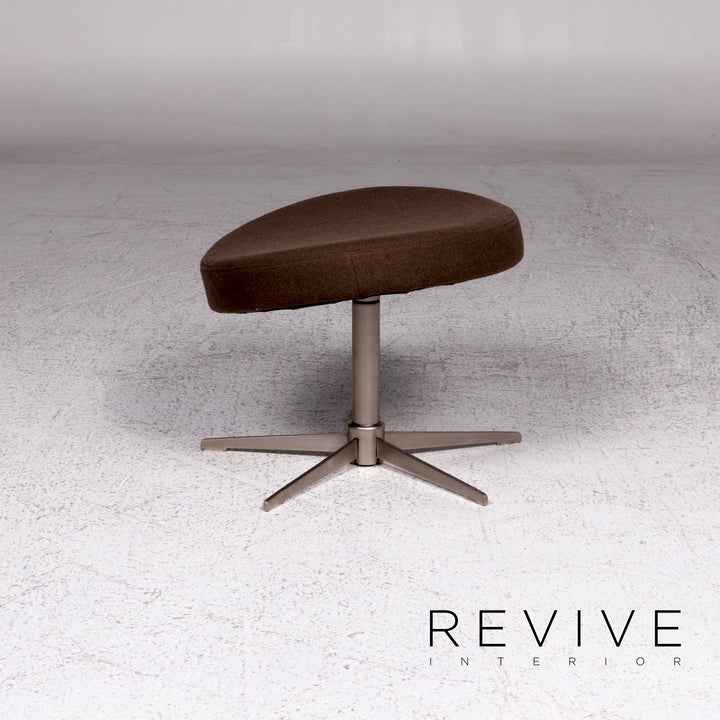 BoConcept Stoff Hocker Braun Drehfunktion #9795