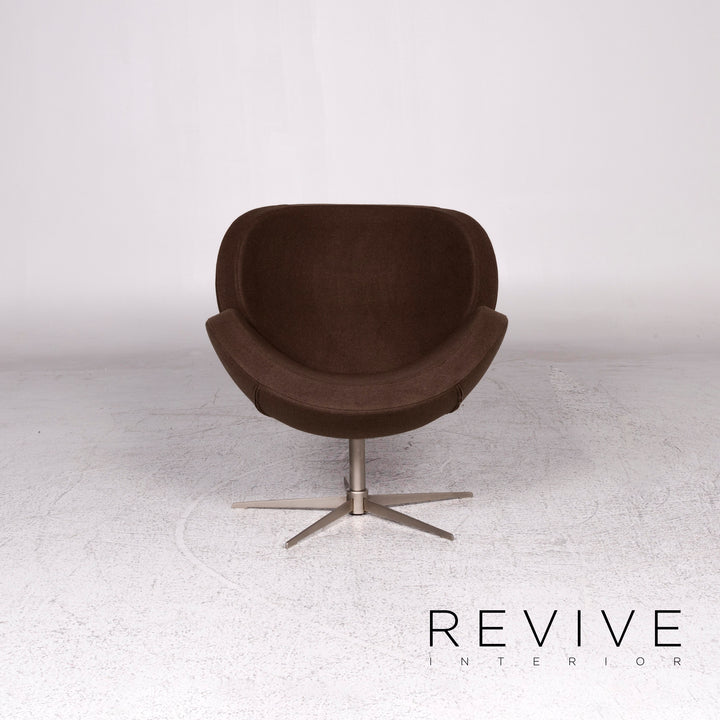 BoConcept Designer Stoff Sessel Braun Drehstuhl #9851