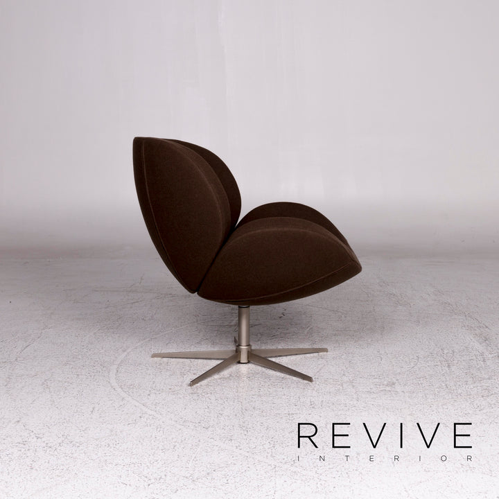 BoConcept Designer Stoff Sessel Braun Drehstuhl #9851