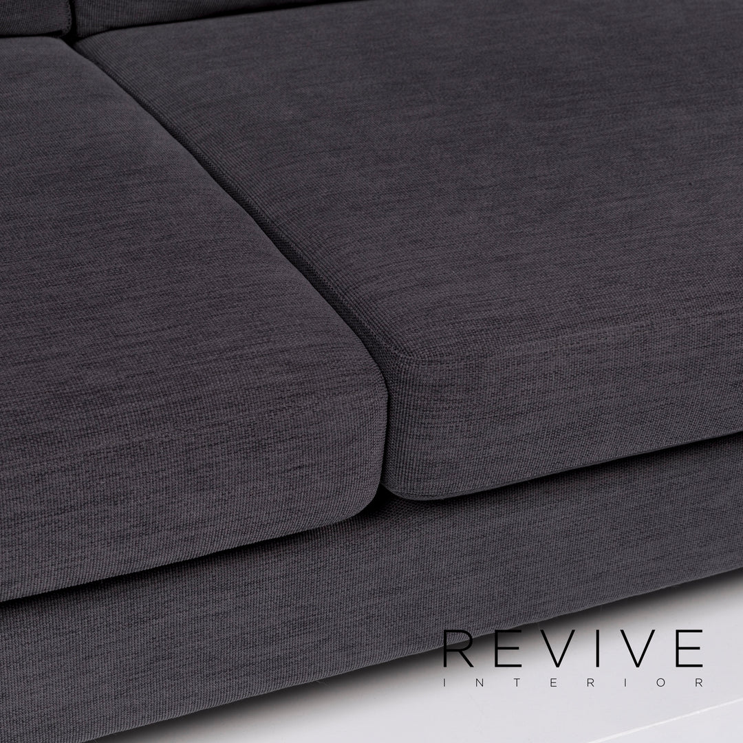 BoConcept Indivi Stoff Sofa Grau Dreisitzer Couch #10157