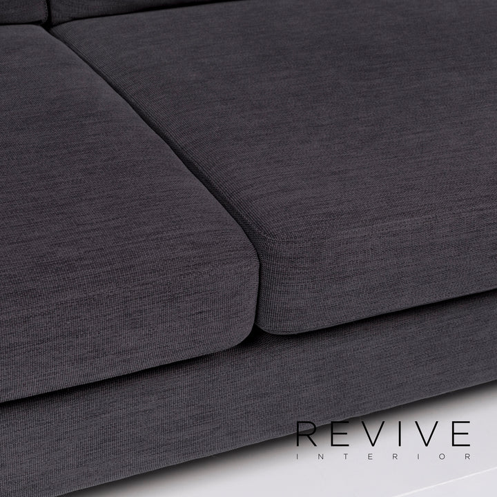 BoConcept Indivi Stoff Sofa Grau Dreisitzer Couch #10157