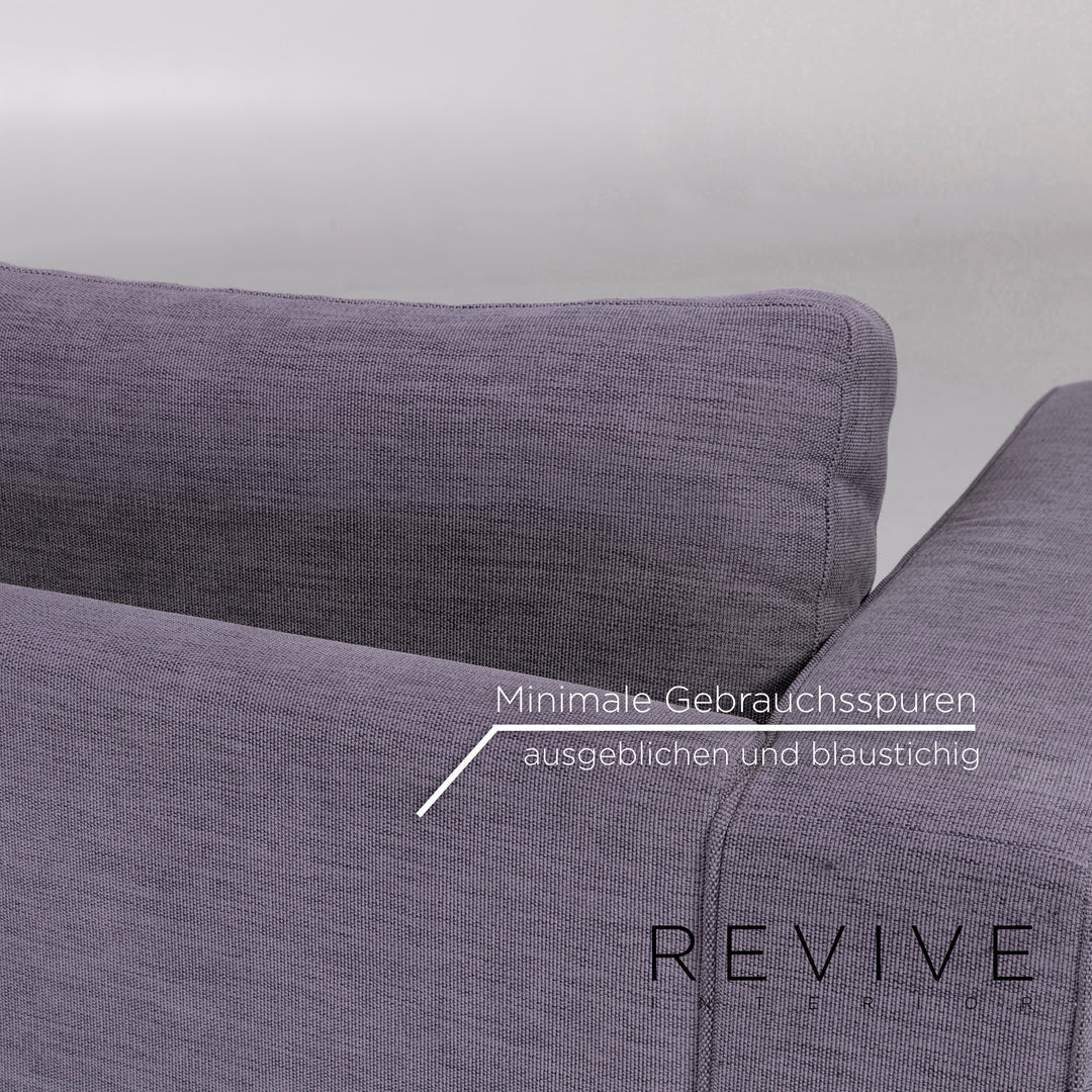 BoConcept Indivi Stoff Sofa Grau Dreisitzer Couch #10157