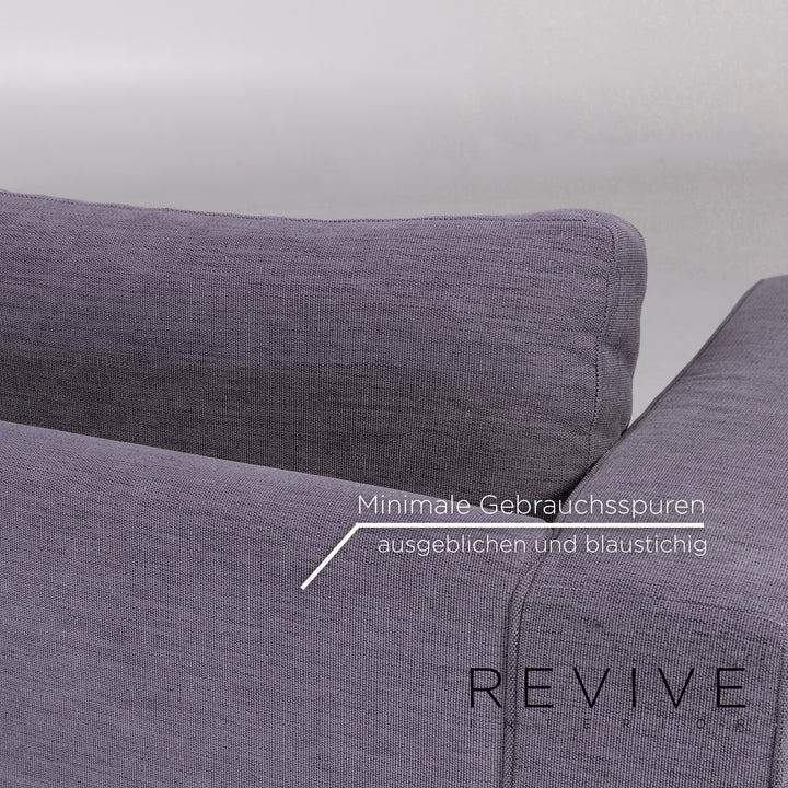 BoConcept Indivi Stoff Sofa Grau Dreisitzer Couch #10157