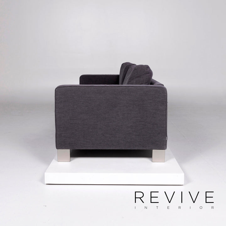 BoConcept Indivi Stoff Sofa Grau Dreisitzer Couch #10157