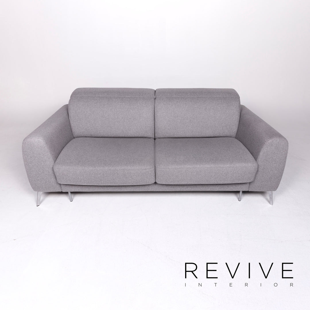 BoConcept Madison Designer Stoff Grau Funktion Schlafsofa Zweisitzer Couch #8842