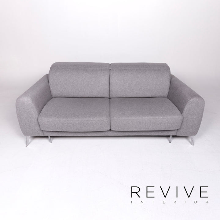 BoConcept Madison Designer Stoff Grau Funktion Schlafsofa Zweisitzer Couch #8842