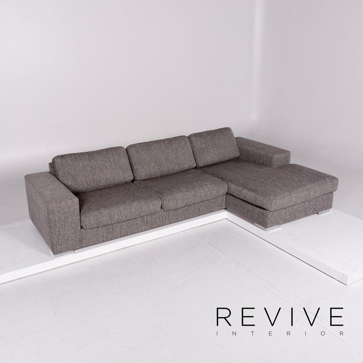 BoConcept Stoff Ecksofa Grau Sofa Couch #10589