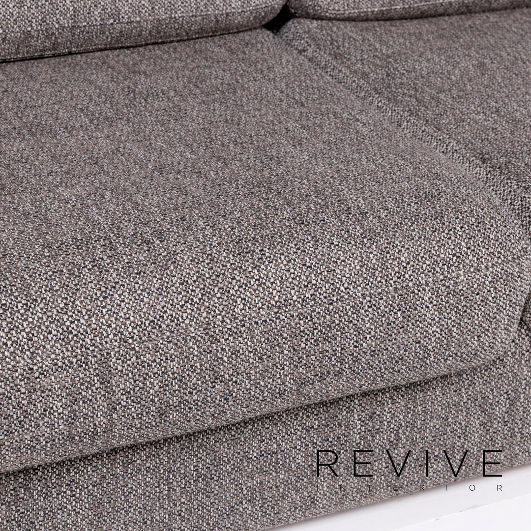 BoConcept Stoff Ecksofa Grau Sofa Couch #10589