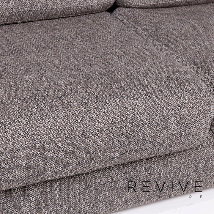 BoConcept Stoff Ecksofa Grau Sofa Couch #10589