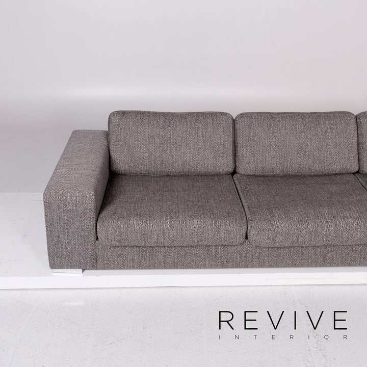 BoConcept Stoff Ecksofa Grau Sofa Couch #10589