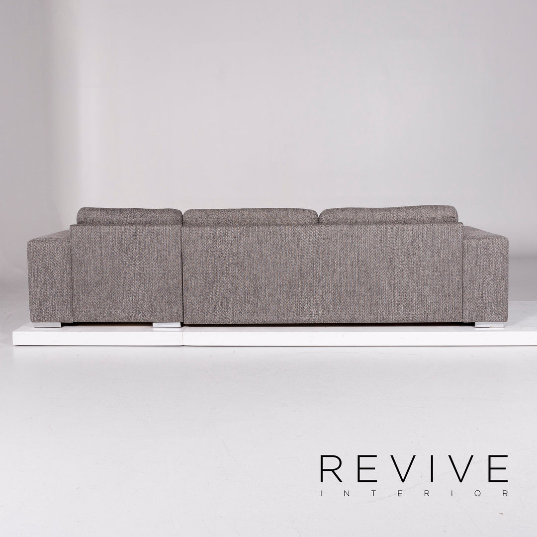 BoConcept Stoff Ecksofa Grau Sofa Couch #10589