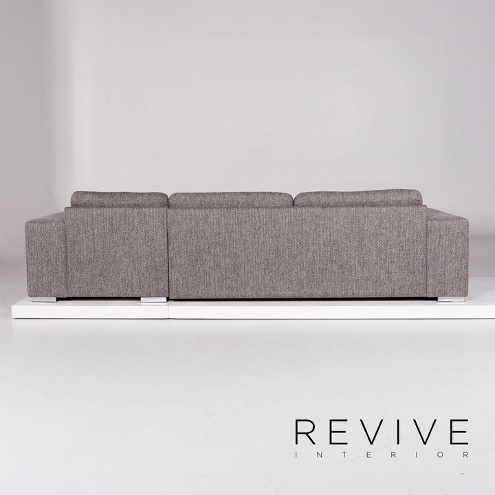 BoConcept Stoff Ecksofa Grau Sofa Couch #10589