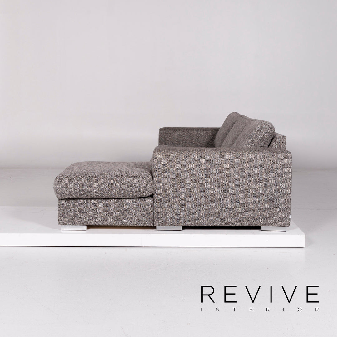 BoConcept Stoff Ecksofa Grau Sofa Couch #10589