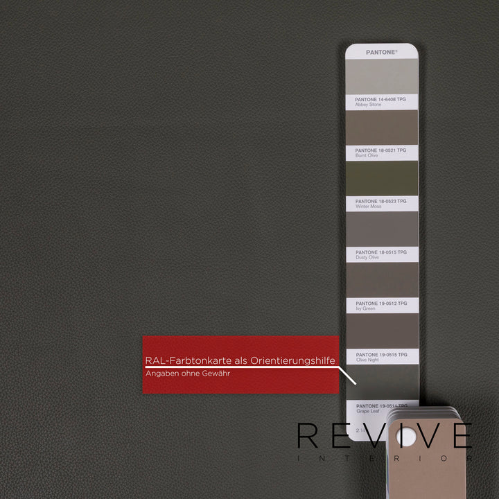 Brühl & Sippold Alba Leder Sessel Grün #11579