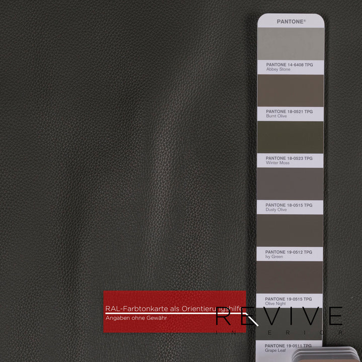 Brühl & Sippold Alba Canapé en cuir Vert Canapé trois places #11458