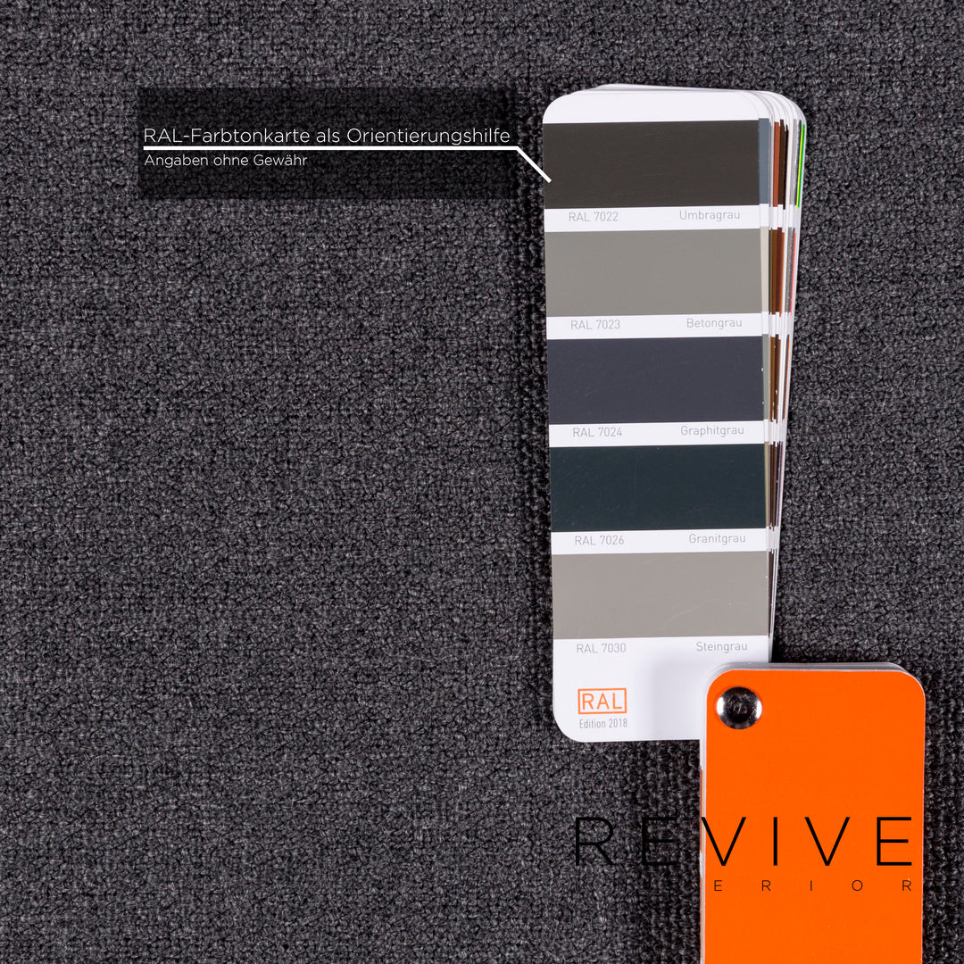 Brühl & Sippold Alba fabric corner sofa gray function sofa couch #11139