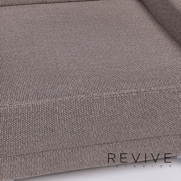 Brühl & Sippold Alba Stoff Sessel Grau #10900