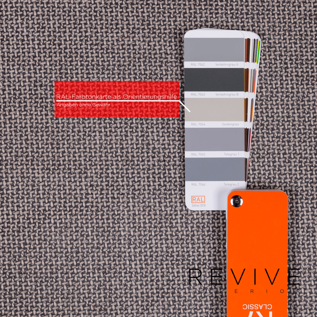 Brühl & Sippold Alba Stoff Sessel Grau #10900