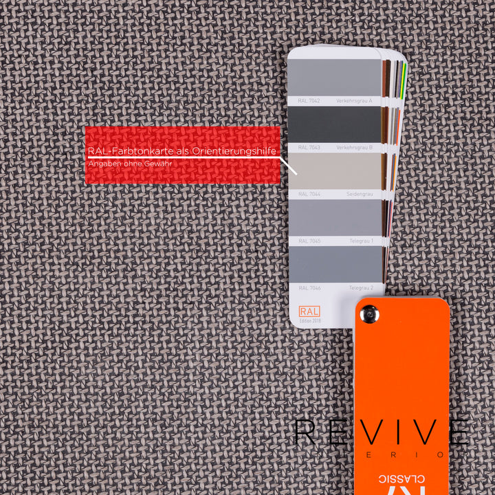 Brühl & Sippold Alba Stoff Sessel Grau #10900