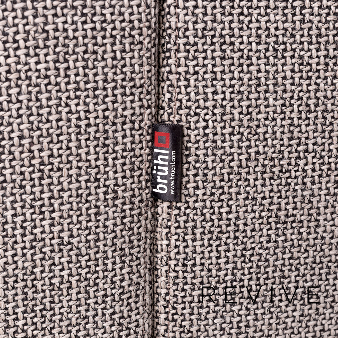 Brühl & Sippold Alba Stoff Sessel Grau #10900