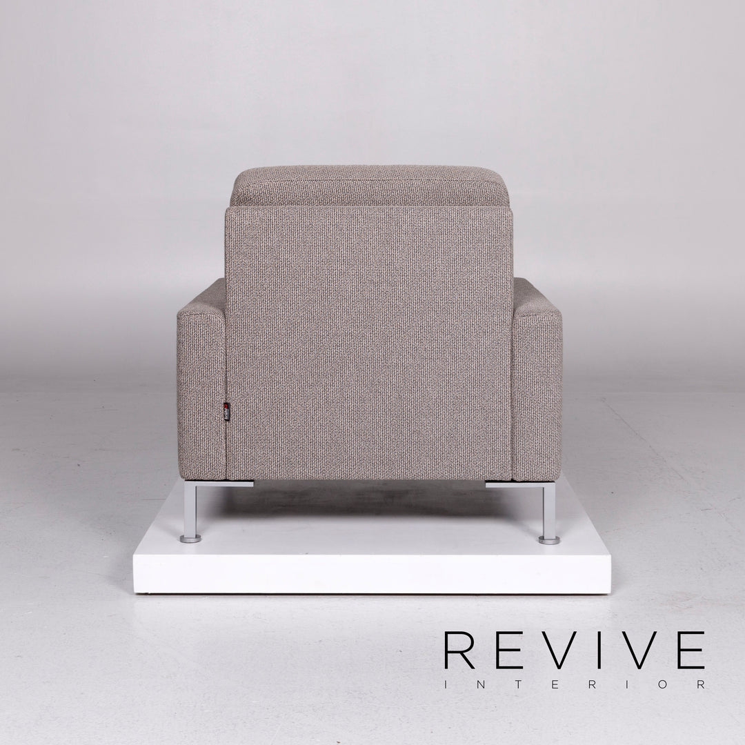 Brühl & Sippold Alba Stoff Sessel Grau #10900