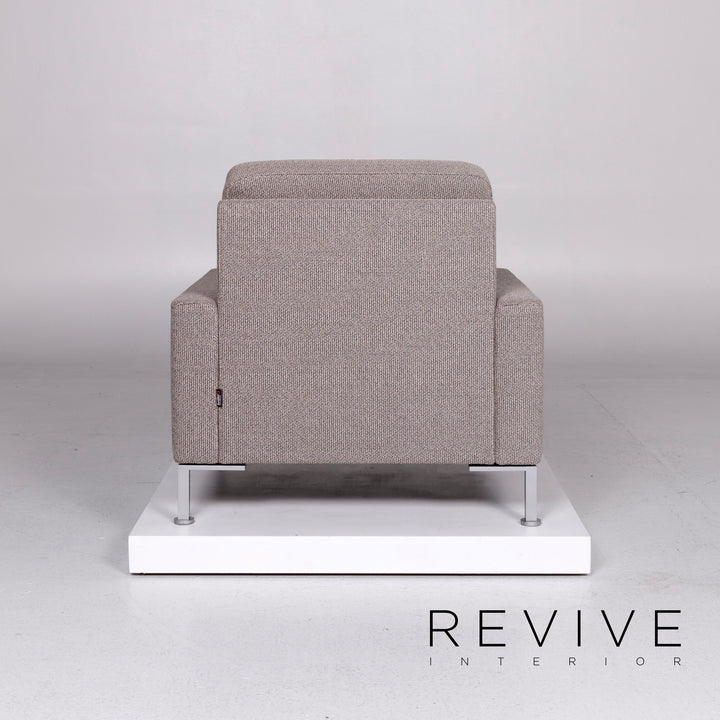 Brühl & Sippold Alba Stoff Sessel Grau #10900