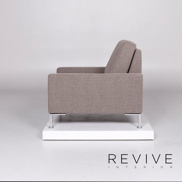 Brühl & Sippold Alba Stoff Sessel Grau #10900