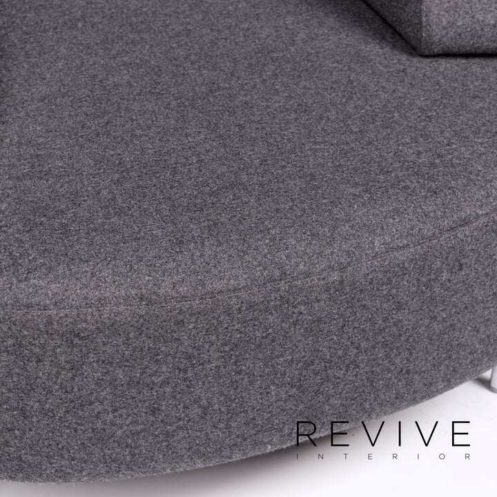 Brühl & Sippold Coupole Bleue Stoff Sessel Grau #10651