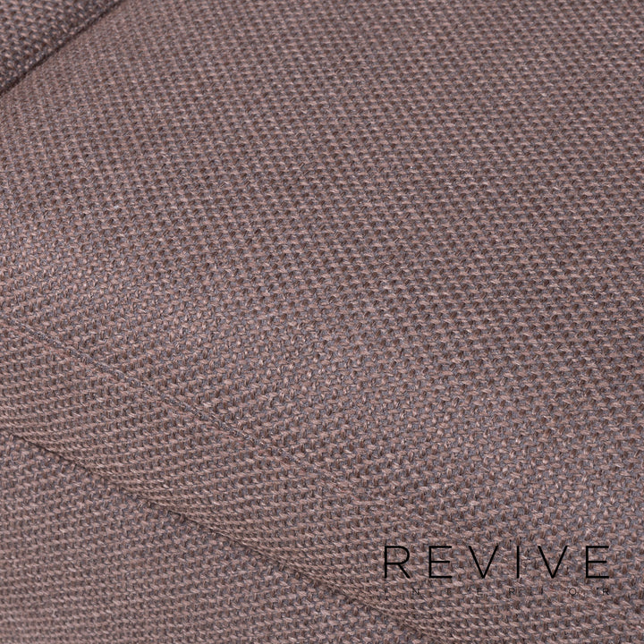 Brühl & Sippold canapé design en tissu marron 2 places fonction canapé-lit canapé-lit #8735