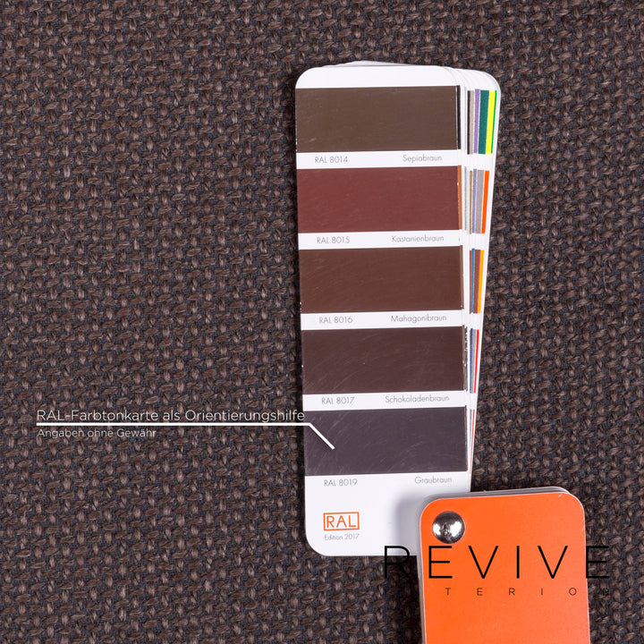 Brühl & Sippold canapé design en tissu marron 2 places fonction canapé-lit canapé-lit #8735